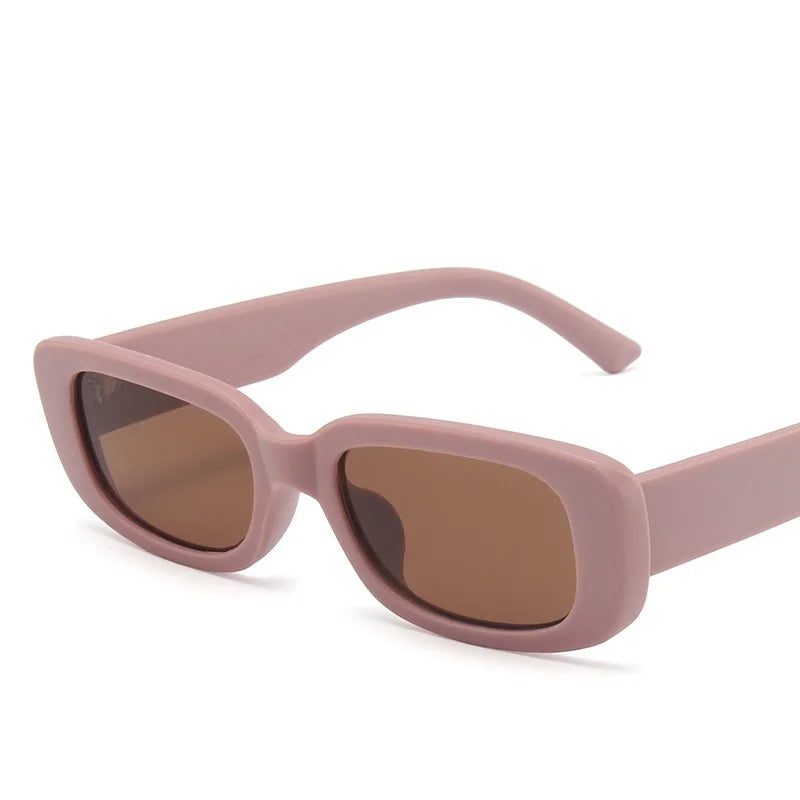 Aurelia Retro Rectangle Sunglasses - Side View
