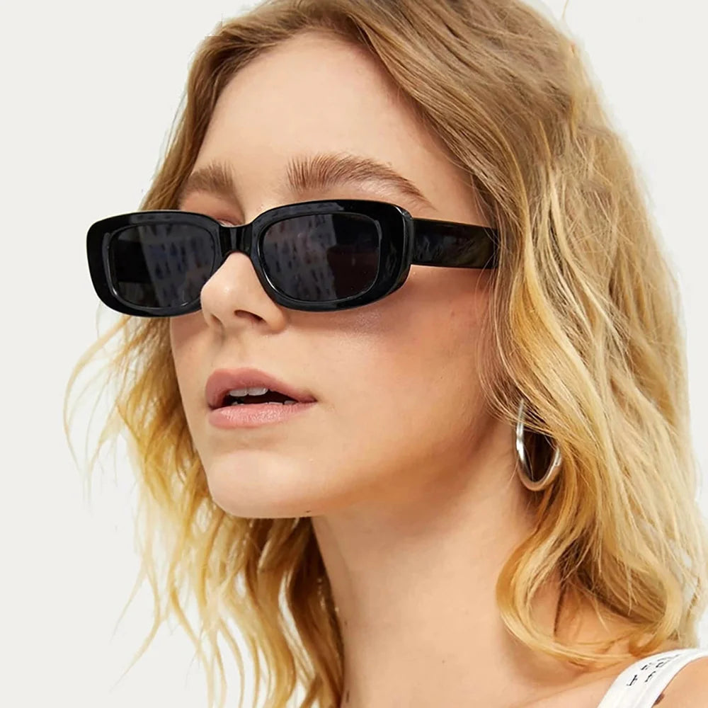 Aurelia Retro Rectangle Sunglasses